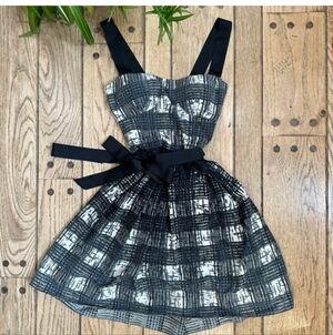 Guess Los Angeles Bustier Plaid dress size 1